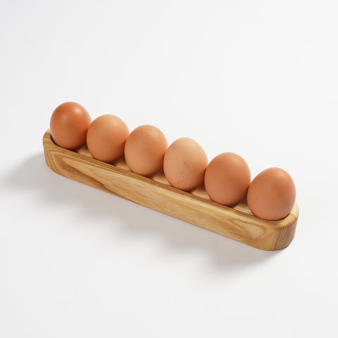 Wooden Egg Tray for 6 eggs