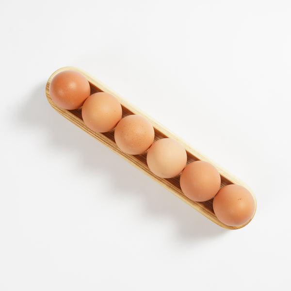 Wooden Egg Tray for 6 eggs