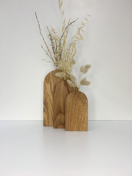 Oak Arch Dried Flower Vase